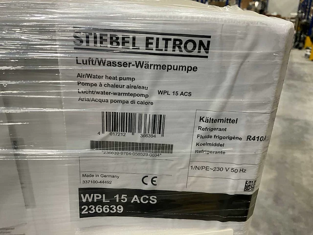 Stiebel eltron wpl 15acs warmtepomp buitendeel monoblock 15kw - afbeelding 5 van  9