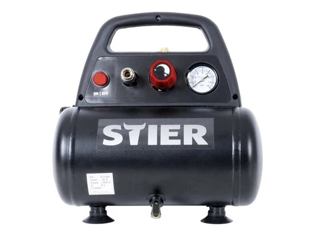 Stier - compressor mkt 215-8-6 - olievrij - 230v - afbeelding 1 van  5
