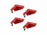 Stier aluminium hoekrollerset draagvermogen 100 kg 195x165x85 mm - afbeelding 1 van  3