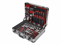 Stier complete gereedschapskoffer 144-delige aluminium universeel gereedschap - afbeelding 1 van  5