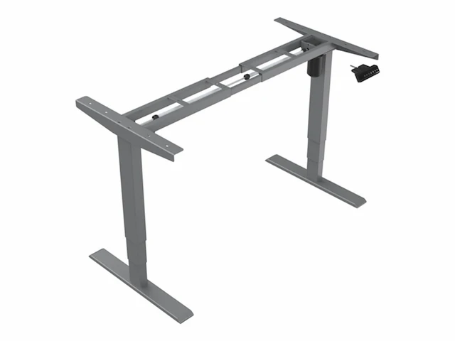 Stier elektrisch in hoogte verstelbaar tafelframe tha zwart voor bladafmetingen 120x60cm tot 180x80cm - afbeelding 2 van  4