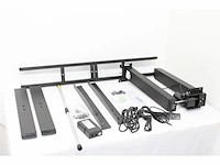 Stier elektrisch in hoogte verstelbaar tafelframe tha zwart voor bladafmetingen 120x60cm tot 180x80cm - afbeelding 4 van  4
