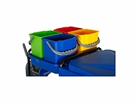 Stier grote hygiëne- en schoonmaakwagen (inclusief stier mopset en 5x stier mopovertrekken) - afbeelding 3 van  4