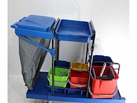 Stier grote hygiëne- en schoonmaakwagen (inclusief stier mopset en 5x stier mopovertrekken) - afbeelding 4 van  4