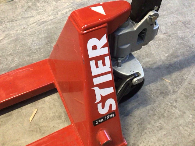 Stier hand hydraulische palletwagen - afbeelding 5 van  5
