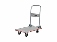 Stier platform truck aluminium transport trolley opvouwbare rand protector - afbeelding 1 van  5