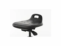 Stier stahulp met glijders zithoogte 640-890 mm pu-zitting met draaggreep - afbeelding 2 van  2