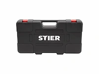 Stier wielmontageset 1/2'', bandenwisselset, 40-200 nm, 11 delig, in stevige koffer - afbeelding 1 van  6
