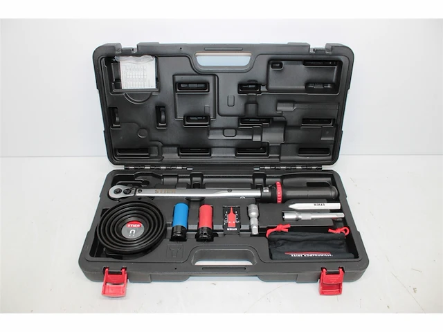 Stier wielmontageset 1/2'', bandenwisselset, 40-200 nm, 11 delig, in stevige koffer - afbeelding 6 van  6