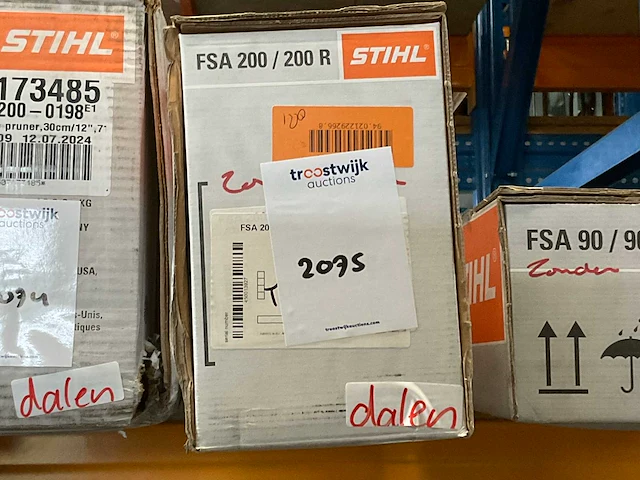 Stihl - fsa 200 - forestry mowers - afbeelding 3 van  3