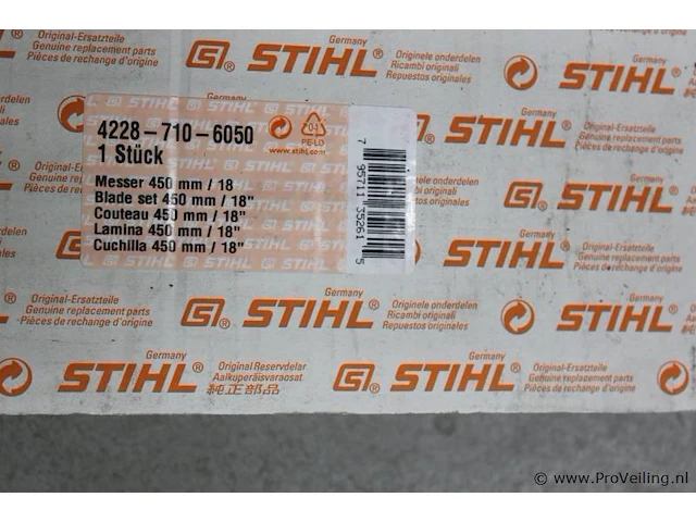 Stihl 450 mm messenset 4228-710-6050 - afbeelding 2 van  3