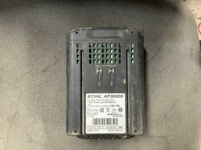 Stihl ap300s accu - afbeelding 3 van  3