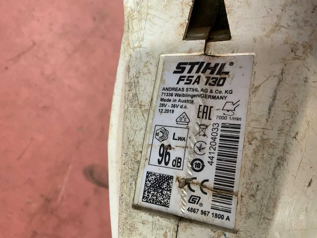 Stihl fsa130 en ar3000 accu bosmaaier (2x) - afbeelding 8 van  11