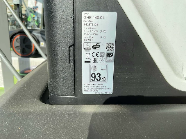 Stihl ghe 140 l tuinhakselaar - afbeelding 5 van  5