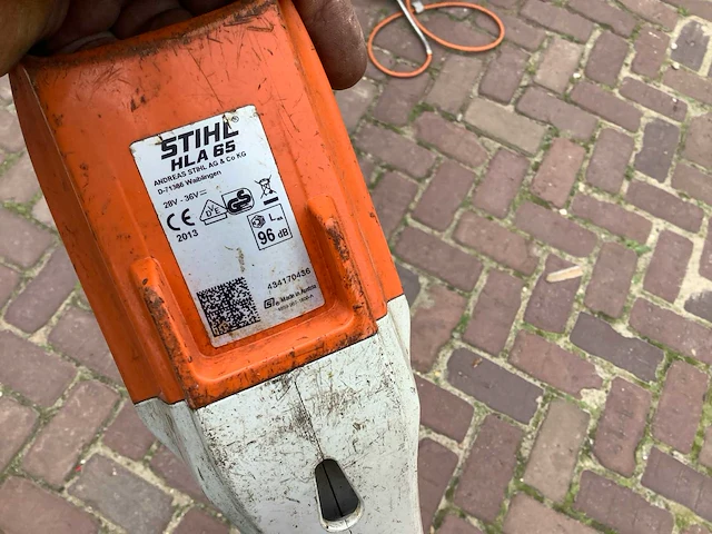 Stihl hla65 accu heggeschaar - afbeelding 4 van  4