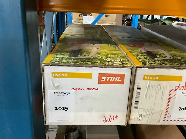 Stihl hsa 50 accu heggenschaar body - afbeelding 2 van  2
