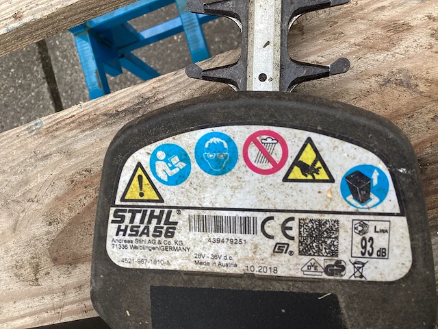Stihl hsa 56 heggenschaar - afbeelding 5 van  5