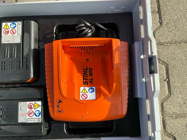Stihl hsa86 + al500 heggenschaar + accuset - afbeelding 7 van  9