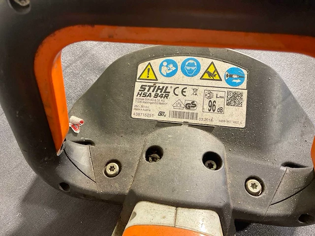 Stihl hsa94 r heggenschaar - afbeelding 3 van  4