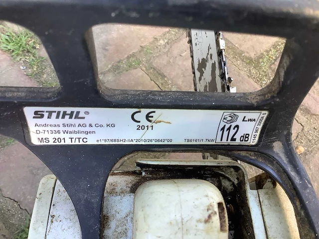 Stihl ms201t/tc kettingzaag - afbeelding 4 van  4