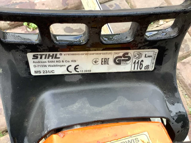 Stihl ms231/c kettingzaag - afbeelding 4 van  4