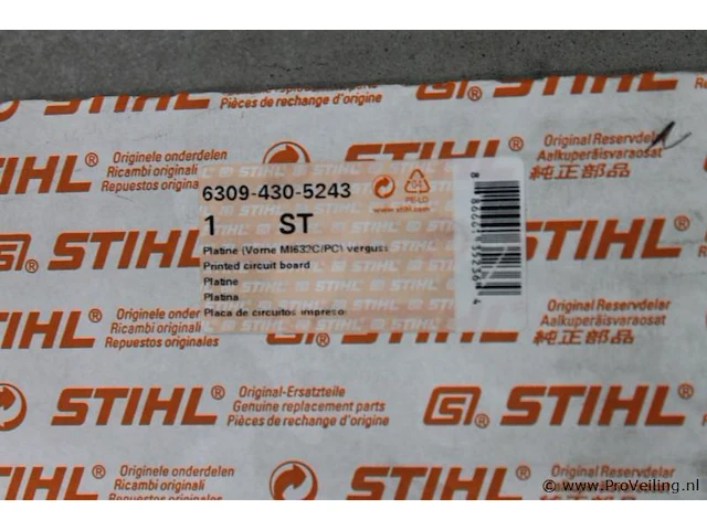Stihl platina 6309-430-5243 - afbeelding 2 van  3