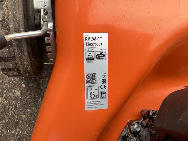 Stihl rm 248 t grasmaaier - afbeelding 5 van  5