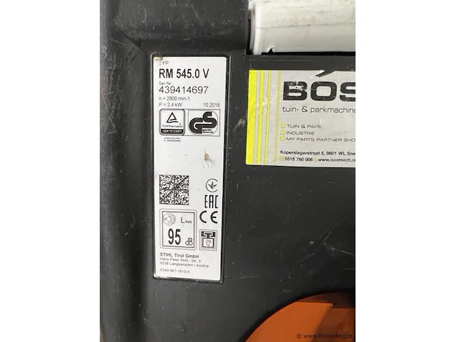 Stihl rm 545 - 45 cm - afbeelding 5 van  5