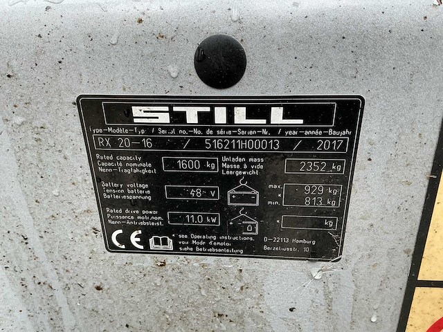 Stil - rx20-16 - vorkheftrucks - 2017 - afbeelding 3 van  12