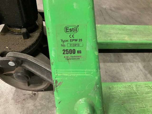 Stil hand hydraulische palletwagen - afbeelding 2 van  2