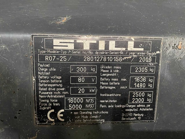 Still - 2009 - r07-25 - industriële trekker - afbeelding 5 van  13