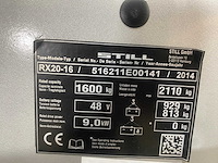 Still - 2014 - rx20-16 - vorkheftruck - afbeelding 9 van  18