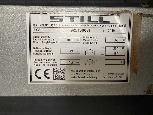 Still - 2019 - exv10 - stapelaar - afbeelding 9 van  13