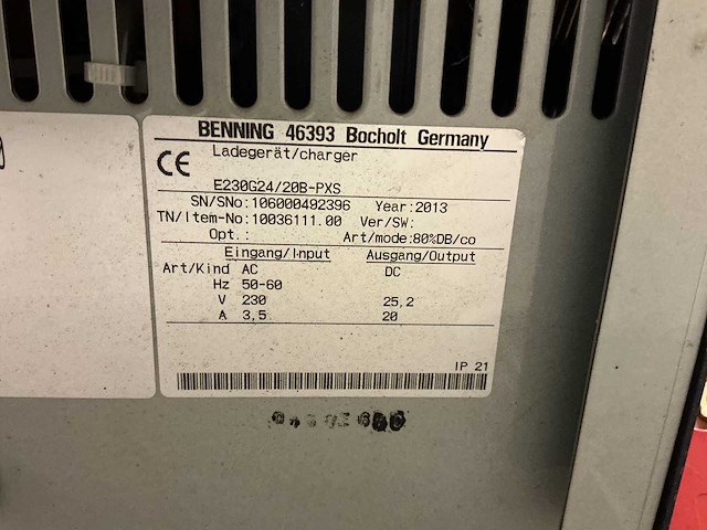 Still - 24v 20a - battery chargers - 2013 - afbeelding 2 van  2