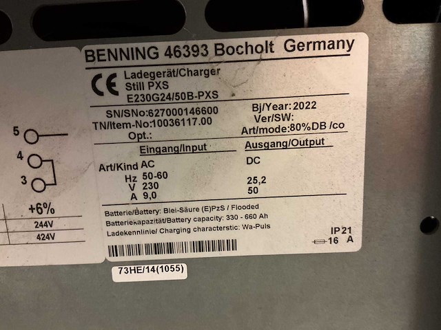 Still - 24v 50a - battery chargers - 2022 - afbeelding 2 van  2