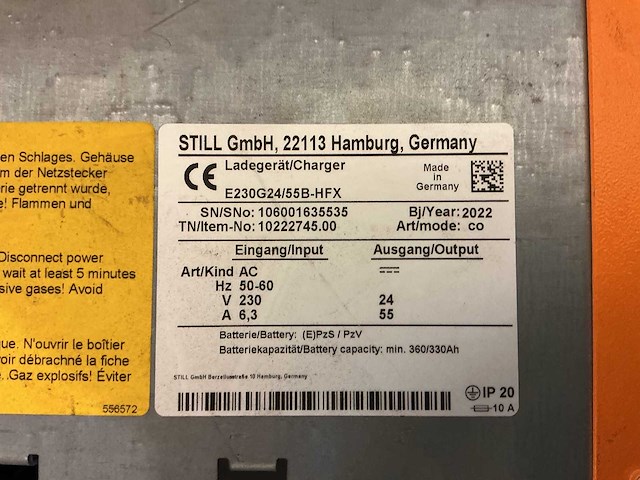 Still - 24v 55a - battery chargers - 2022 - afbeelding 2 van  2