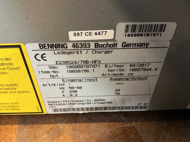 Still - 24v 70a - battery chargers - 2017 - afbeelding 2 van  2