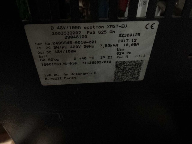 Still - 48v 100a - acculaders - 2017 - afbeelding 2 van  2