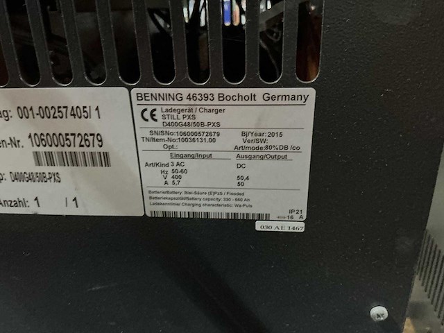 Still - 48v 50a - acculaders - 2015 - afbeelding 2 van  2