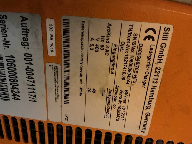 Still - 48v 70a - acculaders - 2019 - afbeelding 3 van  3