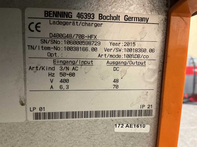 Still - 48v 70a - battery chargers - 2015 - afbeelding 2 van  2
