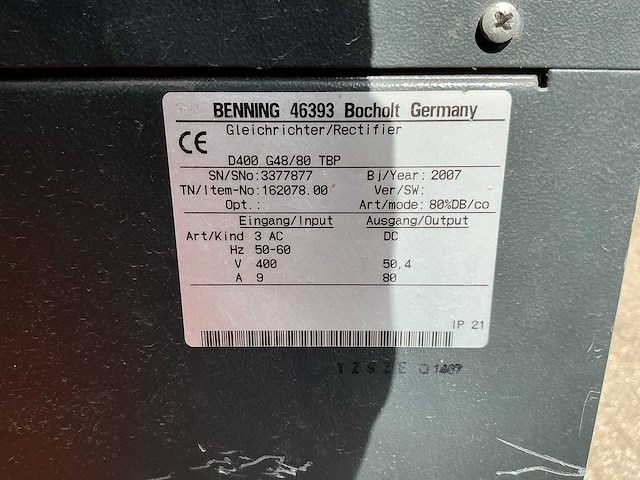 Still - 48v 80a - battery chargers - 2007 - afbeelding 2 van  3