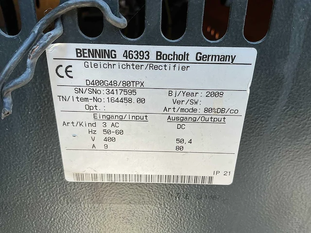 Still - 48v 80a - battery chargers - 2008 - afbeelding 2 van  2