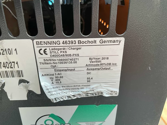 Still - 48v 90a - battery chargers - 2018 - afbeelding 2 van  2