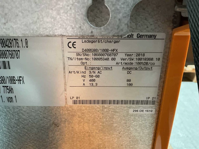 Still - 80v 100a - acculaders - 2018 - afbeelding 3 van  3