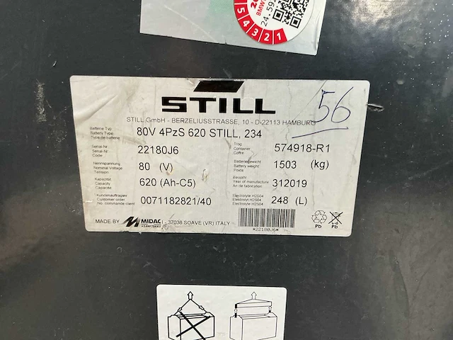 Still - 80v 4pzs 620a - acculaders - 2019 - afbeelding 7 van  7