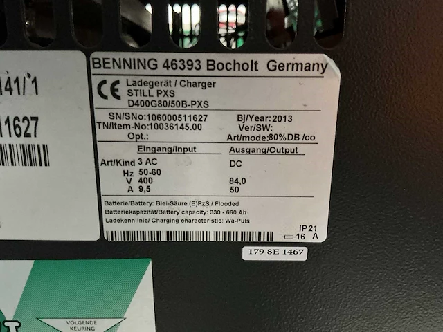 Still - 80v 50a - battery chargers - 2013 - afbeelding 2 van  2