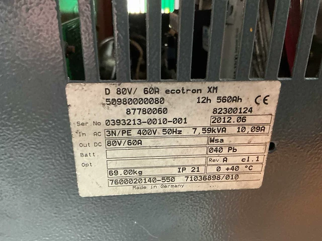 Still - 80v 60a - acculaders - 2012 - afbeelding 2 van  2