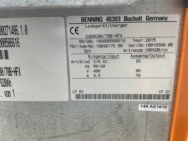 Still - 80v 70a - battery chargers - 2015 - afbeelding 2 van  2