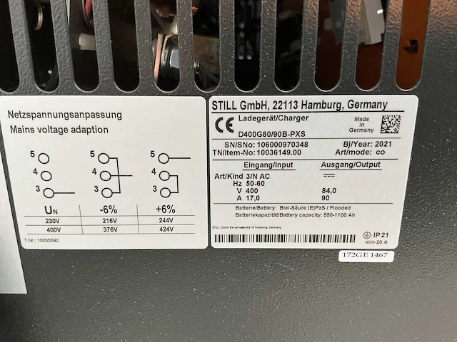 Still - 80v 90a - acculaders - 2021 - afbeelding 2 van  2